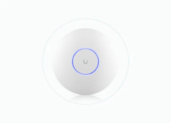 Access point met wifi-dekking aan een plafond